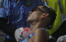 Рухнул без сил: украинскому легкоатлету стало плохо после марафона на чемпионате мира (фото)