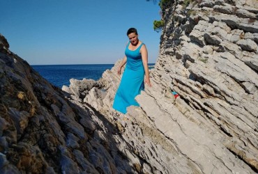 Nadiia Savchenko at the seaside