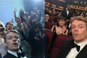 Снова вместе: звезды «Игры престолов» воссоединились ради общего селфи на Эмми (фото)