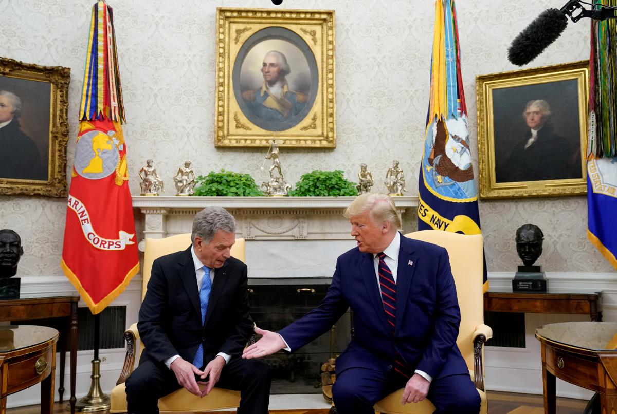 Встреча Трамп и Ниинистё прошла 2 октября в Белом доме / REUTERS