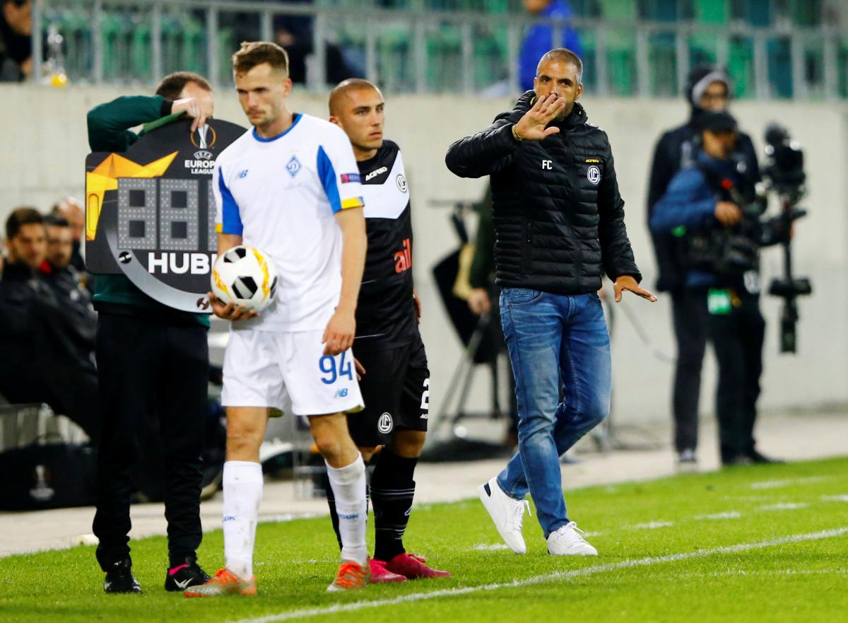 Лугано - Динамо / REUTERS