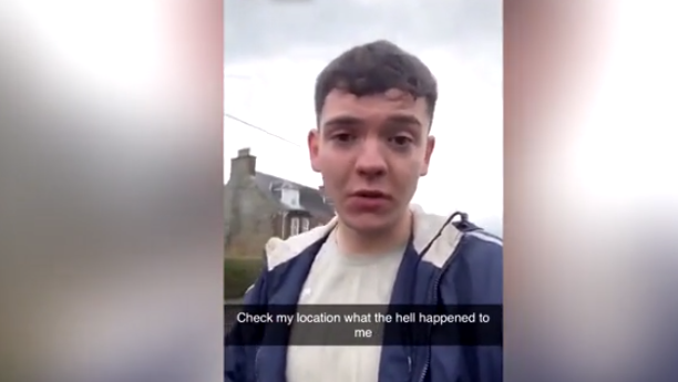 Домой парень попал спустя 12 часов после того, как вышел из клуба / скриншот