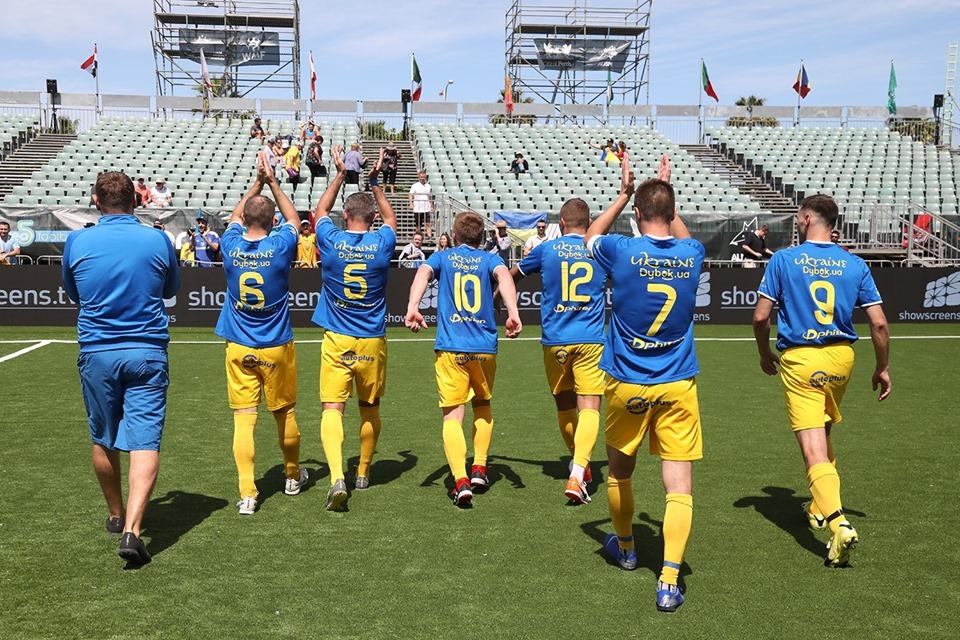 Українці пропустили три м'ячі / фото: facebook.com/ukraineminifootball Українці пропустили три м'ячі / фото: facebook.com/ukraineminifootball