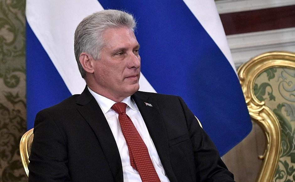 Новый президент Кубы будет занимать пост президента страны до 2023 года / kremlin.ru Новый президент Кубы будет занимать пост президента страны до 2023 года / kremlin.ru