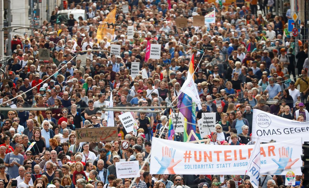 Акція проти антисемітизму в Берліні / REUTERS