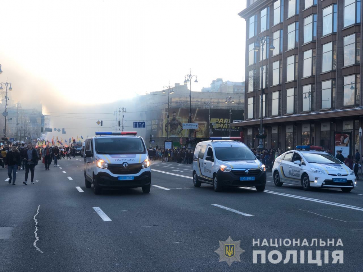 День защитника Украины в Киеве прошел спокойно / kyiv.npu.gov.ua