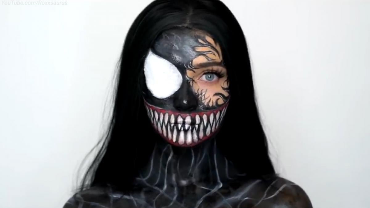 Образ Венома не менее актуален на Хэллоуин /YouTube.com/Roxxsaurus Образ Венома не менее актуален на Хэллоуин /YouTube.com/Roxxsaurus