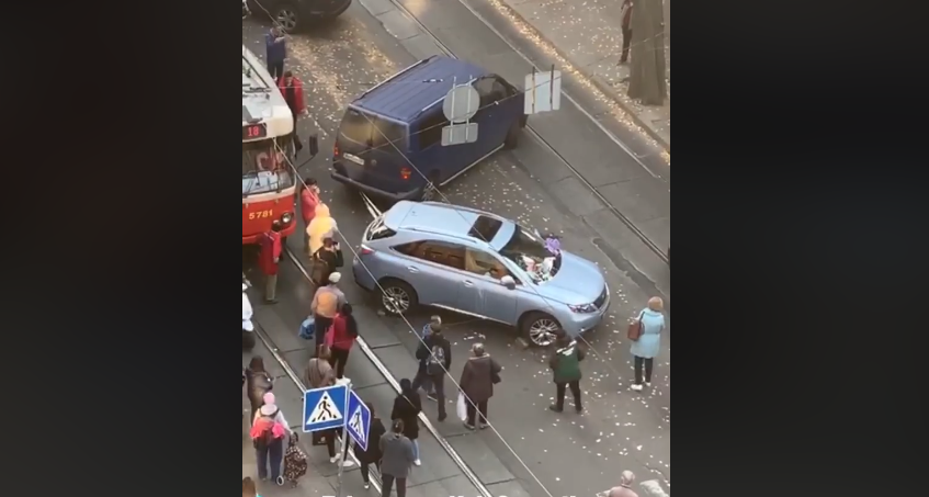 Инцидент произошел в Шевченковском районе Киева / скриншот