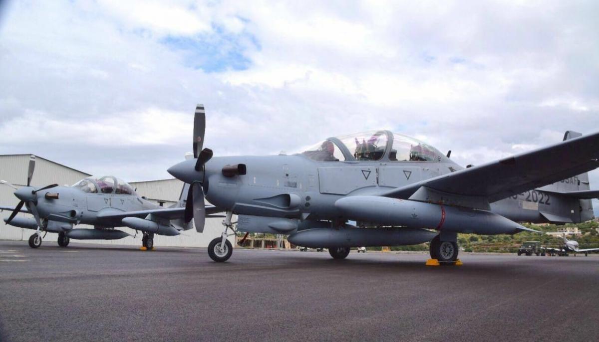 Легкі штурмовики Super Tucano приблизно втричі дешевші за винищувачі / фото - Міністерство оборони Лівану Легкі штурмовики Super Tucano приблизно втричі дешевші за винищувачі / фото - Міністерство оборони Лівану