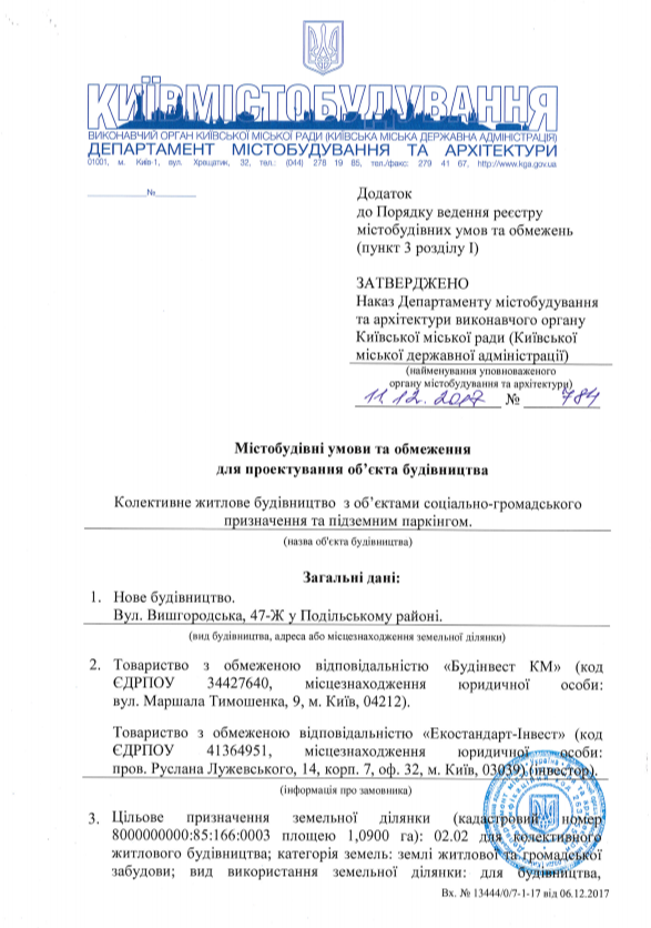 'Будинвест КМ' начала строительство ЖК по ул. Вышгородская, 47 в Киеве 'Будинвест КМ' начала строительство ЖК по ул. Вышгородская, 47 в Киеве