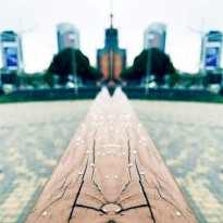 В Киеве прошел снег (фото)