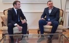 Reuters: France's Macron meets freed Ukrainian filmmaker Oleg Sentsov (Photo, video)