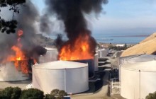 У Каліфорнії спалахнуло сховище нафти (фото)