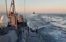 Украинский ракетный катер провел совместные тренировки с эсминцем США и румынским корветом в Черном море (фото)