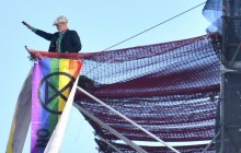 Екоактивіст видерся на Біг-Бен і вимагав поговорити з прем'єром про зміни клімату (фото)