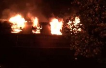 Train carrying hundreds of football fans catches fire in Berlin (Video) – media