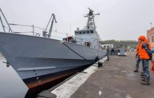 В Одесі спустили на воду два катери класу Island, які США передали Україні (фоторепортаж)