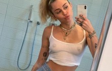 Майли Сайрус показала соски (фото)