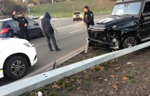 На в’їзді до Чернігова у ДТП потрапив елітний позашляховик, який нібито належить меру
