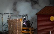В столичном Гидропарке сгорело кафе