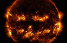 До Хеловіну NASA опублікувало моторошну світлину Сонця, схожого на ліхтар з гарбуза