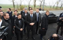 Зеленський та Гончарук відкрили реконструйовану "дорогу життя" Запоріжжя-Маріуполь (фото, відео)