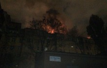 В центре Киева горел жилой дом (фото, видео)