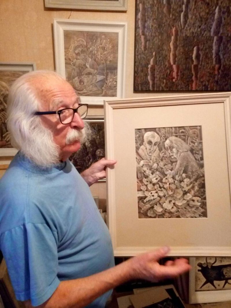 Ivan Marchuk Vidkrivaye Svoyu Ostannyu U Kiyevi Vistavku Sekreti Genialnosti Unian