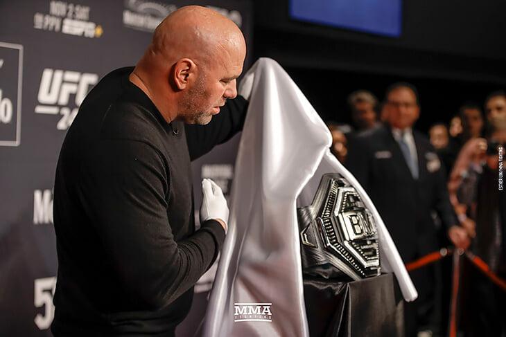 Титул был представлен в Нью-Йорке / фото: ufc.com Титул был представлен в Нью-Йорке / фото: ufc.com