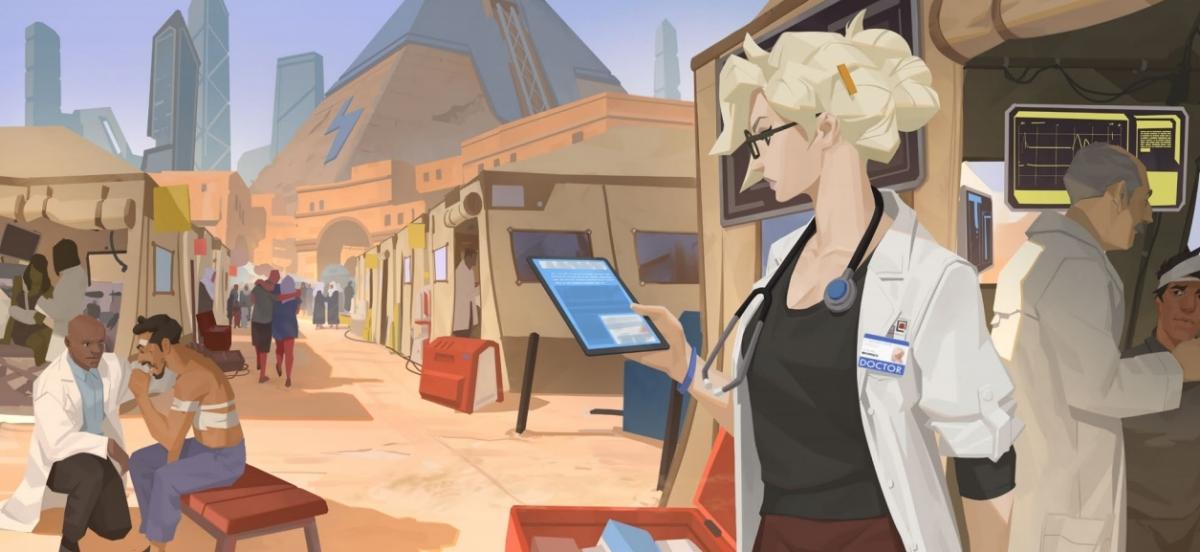 Нова розповідь по всесвіту Overwatch присвячена Ангелу / скріншот Нова розповідь по всесвіту Overwatch присвячена Ангелу / скріншот