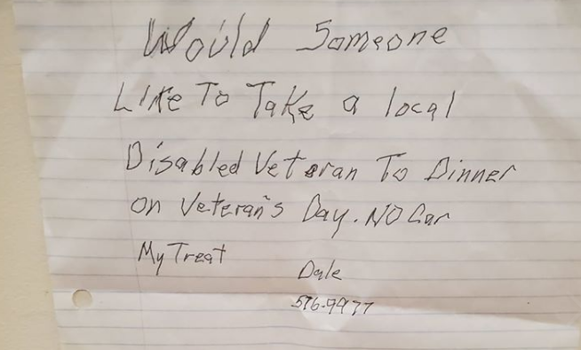 Записку знайшли та опублікували працівники перукарні / facebook.com/heather.jeselskisswift