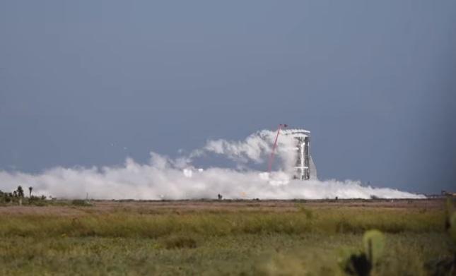 В Техасе взорвался прототип нового корабля Илона Маска / Скриншот - Youtube, NASASpaceflight В Техасе взорвался прототип нового корабля Илона Маска / Скриншот - Youtube, NASASpaceflight