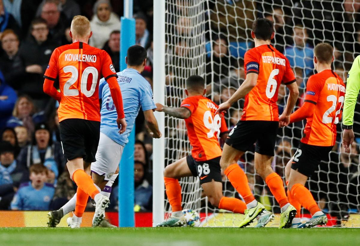 Манчестер Сити - Шахтер / REUTERS