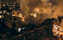 Масштабный пожар в жилом доме в Киеве потушили (фото, видео)