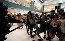 У Гонконзі поліція затримала п'ятьох підлітків за підозрою у вбивстві чоловіка під час акцій протесту