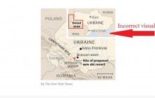 The New York Times опубликовало карту Украины без Крыма: посольство призвало издание исправить ошибку