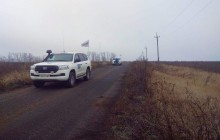 Спостерігачі ОБСЄ прибули на ділянку розведення сил в районі Петрівського (фото)