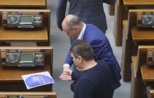 В Раде перед заседанием произошла перепалка (видео)