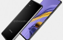 Samsung Galaxy A51 з'явився на рендерах: новинка отримала квадрокамеру і плоский екран з отвором
