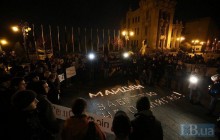Возле Офиса президента прошла акция «Майдан забвению не подлежит»