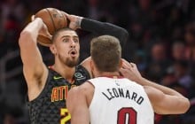 Украинский баскетболист Лень провел результативный матч в НБА (видео)