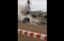 В России два человека сварились заживо в провалившемся в яму с кипятком автомобиле (видео)