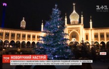 В Дании новогоднюю елку украсили кристаллами Swarovski (видео)