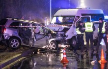 У Києві в масштабній ДТП зіткнулися маршрутка і Toyota: двоє загиблих, восьмеро постраждалих