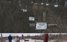З'явилися свіжі фото занедбаних могил бойовиків "ДНР"