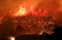 В Санта-Барбаре из-за природного пожара эвакуировали шесть тысяч человек