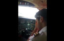 Все в крови: на видео показали последствия смертельного столкновения птицы с самолетом