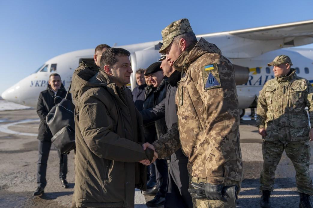 Зеленский находится на Донбассе \ president.gov.ua Зеленский находится на Донбассе \ president.gov.ua