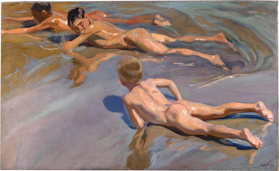 Картина "Мальчики на пляже" кисти Хоакина Сорольи \ WWF SPAIN / MUSEO DEL PRADO