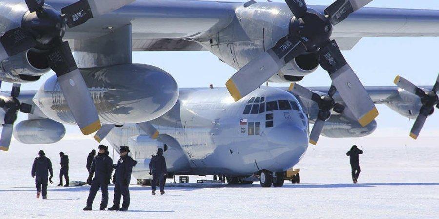 Борт C130 Hercules направлялся в Антарктиде / фото: Chilean Air Force Борт C130 Hercules направлялся в Антарктиде / фото: Chilean Air Force